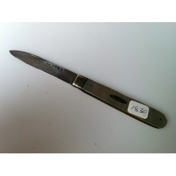 William IV Mother of Pearl Silver bladed folding knife.