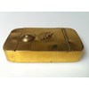 Antique 1840 Single dial puzzle box in brass.