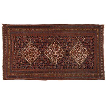 Antique Persian Khamseh - Oriental rug