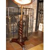 WILLIAM IV ROSEWOOD POLE SCREEN STANDING.