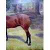 Horse Oil Painting Dated c1904 in Beautiful Frame.