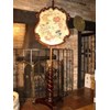 WILLIAM IV ROSEWOOD POLE SCREEN STANDING.