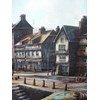ORIGINAL LARGE OIL PAINTING OF 19TH CENTURY SCENE OF PADSTOW QUAYSIDE CORNWALL.
