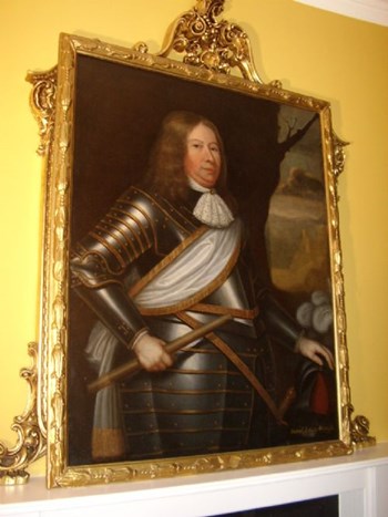 FINE LATE 17TH CENTURY OIL PORTRAIT PAINTING OF DAVID 2nd EARL WEMYSS.