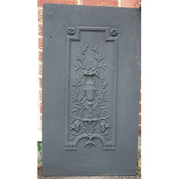 Two early 19th century cast iron panels by the Carron Foundry