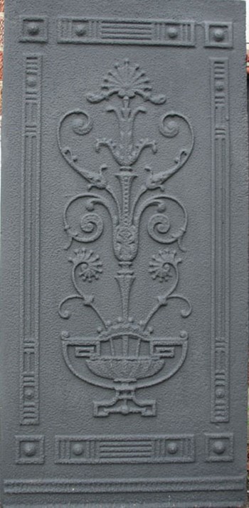Three late 19th century decorative cast iron panels