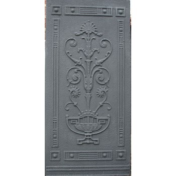 Three late 19th century decorative cast iron panels