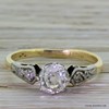 Edwardian 0.84 Carat Old Mine Cut Diamond Engagement Ring, circa 1905