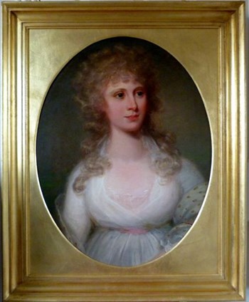 Portrait of a Young Lady c.1795; Circle of Richard Cosway.