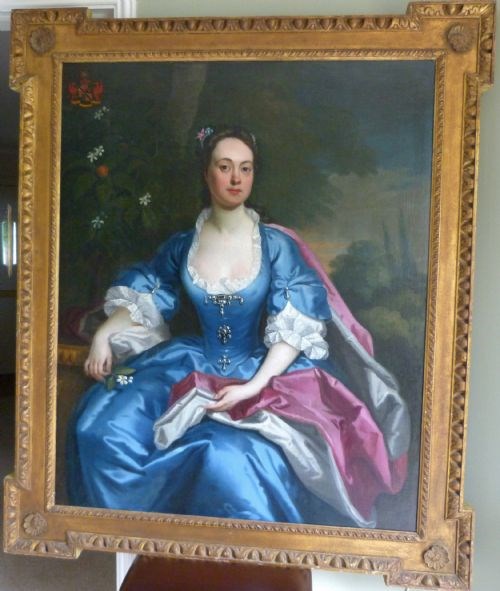 Portrait of Elizabeth, Duchess of Marlborough c.1730: Attributed to Maria Verelst.