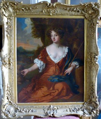 Portrait of Louise de Keroualle, Duchess of Portsmouth c.1671; by Mary Beale.