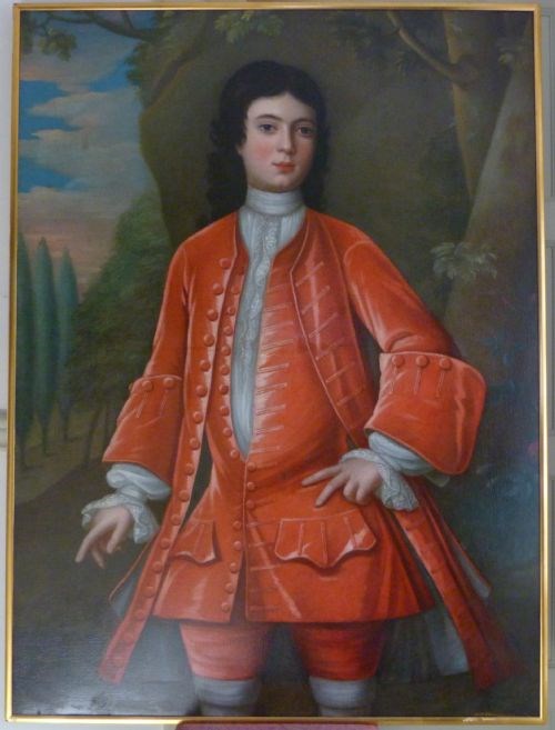 Portrait of a Boy in Red c.1720: Follower of John Verelst.
