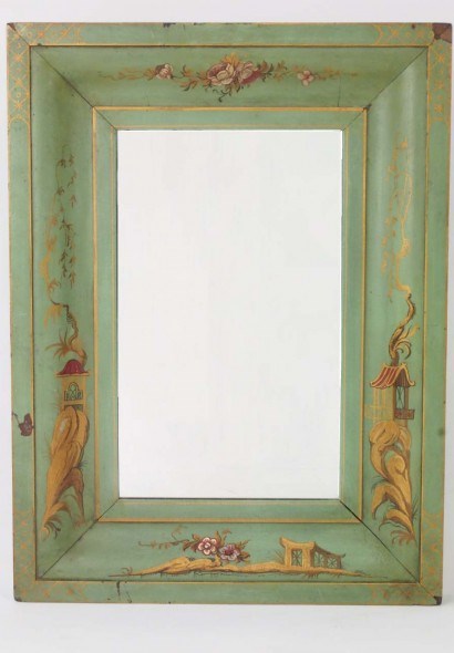 Antique Edwardian Chinoiserie Mirror
