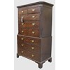 George II Mahogany Chest on Chest