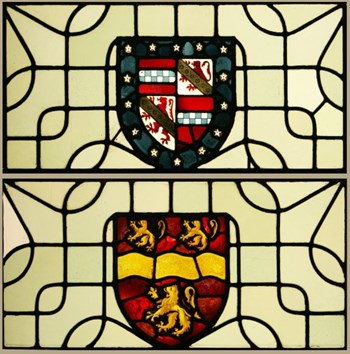 Victorian stained glass - Heraldic - Coat of Arms - Armorial