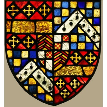 Victorian stained glass - Heraldic - Coat of Arms - Armorial.