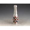 Victorian Novelty Silver Pepper made in the form of a Champagne Bottle