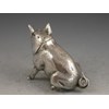Edwardian Novelty Cast Silver Pepper made in the form of a Pig