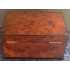 A Burr Walnut, Ebony edged Games Compendium Box