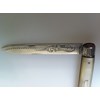 1888 Victorian Mother of Pearl Silver bladed folding knife.