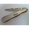 1897 Victorian Mother of Pearl Silver bladed folding knife.