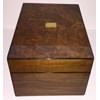 Large Burr Walnut Jewellery Box, c.1850