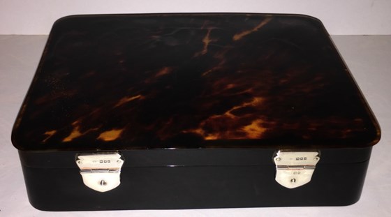 Rare Asprey’s Antique Tortoiseshell Box, hallmarked 1917