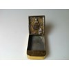 Antique 1840 Single dial puzzle box in brass.