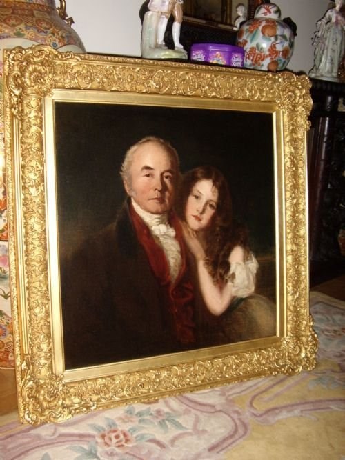 WILLIAM GREENWOOD & CYCILL CALMADY BY ARTIST FREDERICK RICHARD SAY. 19TH CENTURY