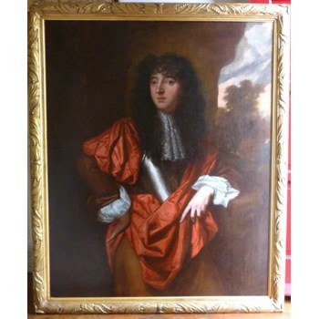 Portrait of William, 9th Earl of Derby(?) c. 1673, by Joseph Buckshorn.