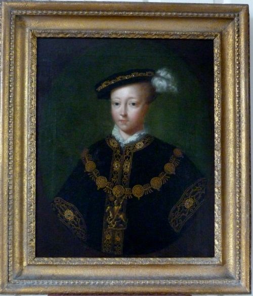 Portrait of King Edward VI, 18th century, after Federico Zuccaro or William Scrots.