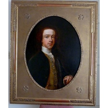 Portrait of a Young Gentleman of the Blunt family c.1750, Follower of Thomas Hudson.