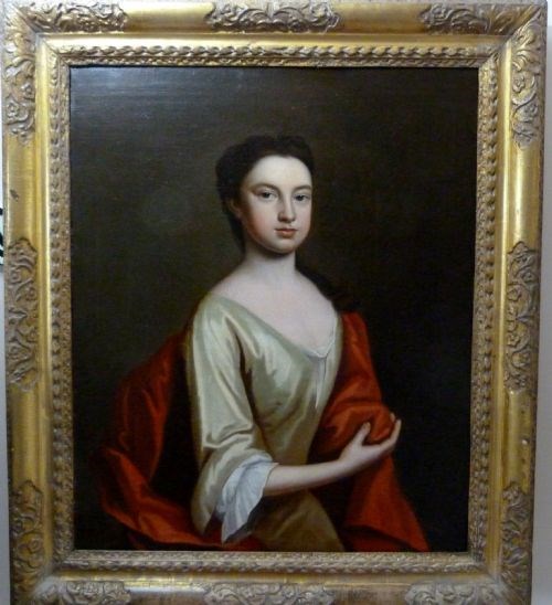 Portrait of Ann Wells, later Duchess of Chandos c.1722; Follower of Michael Dahl.