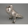 Victorian silver Novelty Pepper formed as a ‘Fancy Pigeon’
